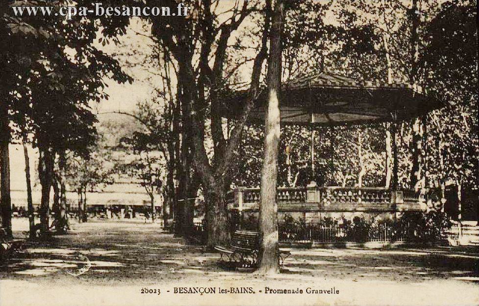 20023 - BESANÇON les-BAINS. - Promenade Granvelle